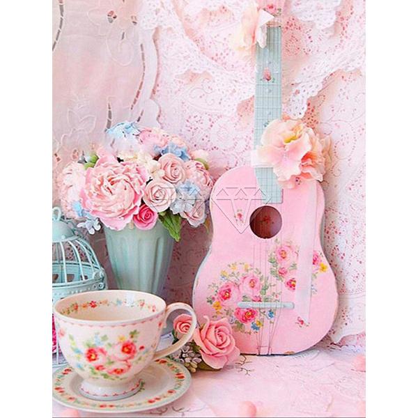 

5D DIY алмазная живопись Пейзаж Цветок Эйфелева башня Роза полная круглая вышивка мозаика вышивка крестом краска домашний декор искусство Full Round 20x25CM