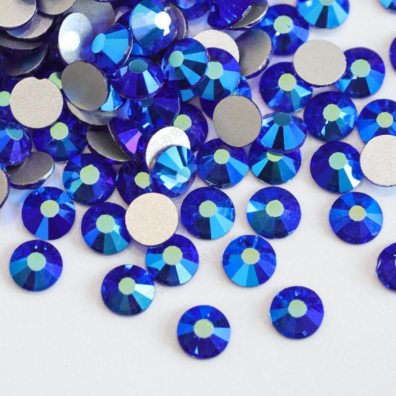 Nail Art Rhinestone Crystal Glass Accessories Diy Flat-Bottomed Drill, Mobile Phone Case Colorful Guomao A Diamond Accessories Accessories Accessories