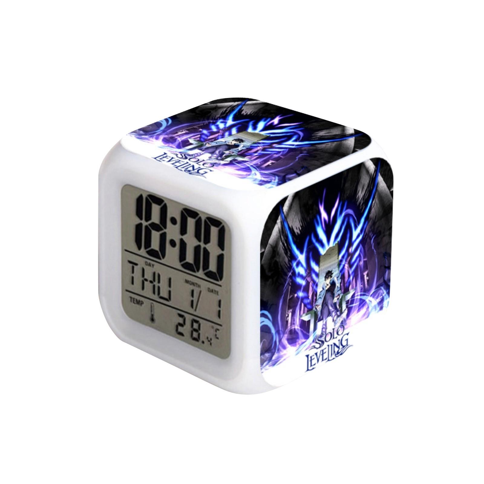 

Светящийся будильник с рисунком из мультфильма, студенческий будильник на прикроватной тумбочке One Size