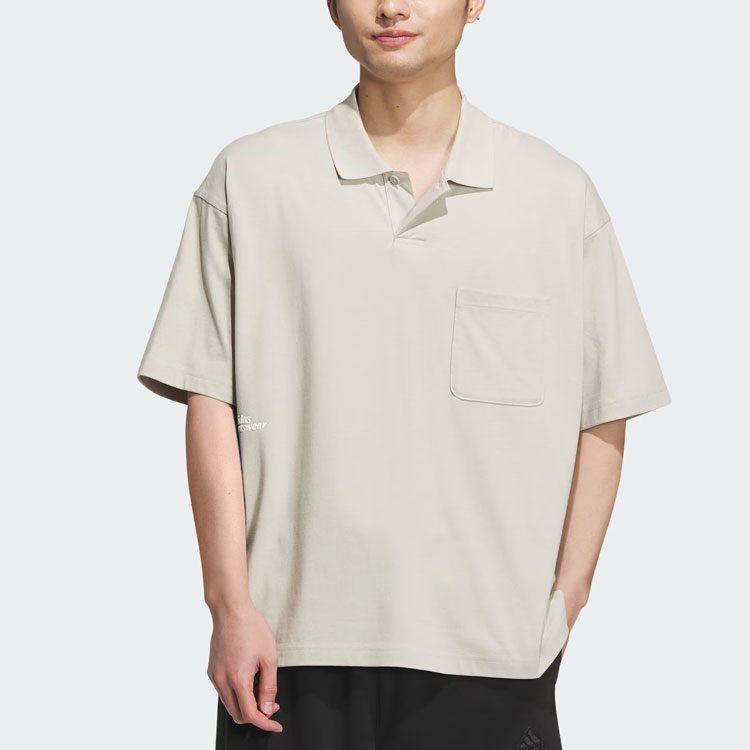 Adidas RELAXED POLO SHIRT Polo Shirt Men's Light Gray IT3933