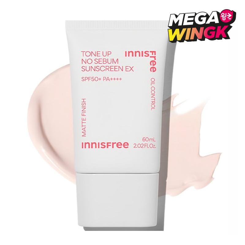 Innisfree Tone Up No-Sebum Sunscreen EX SPF50+ PA++++ 60ml