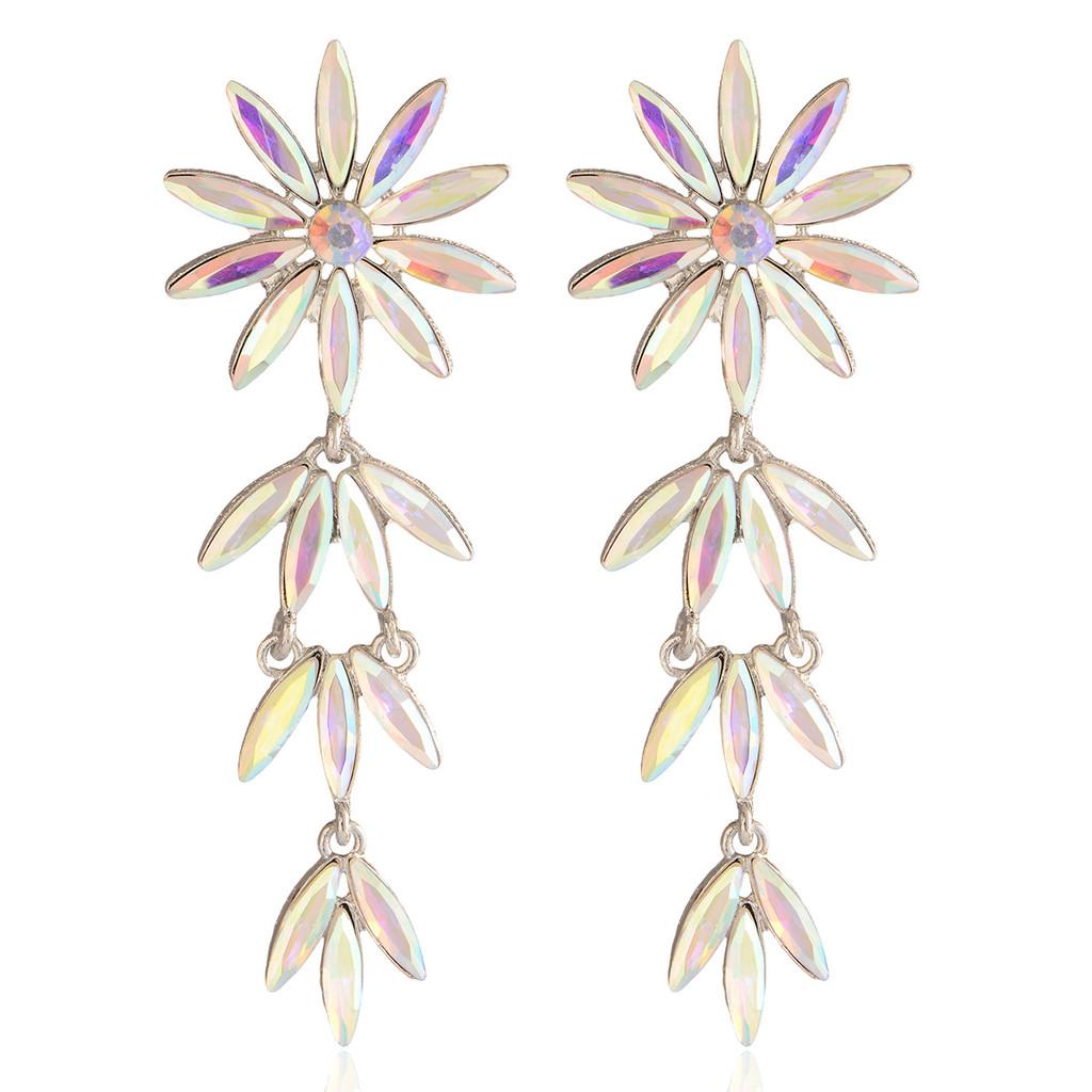 Style Geometric Alloy Long Earrings For Formal Events And Fashion Enthusiasts