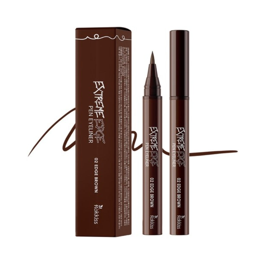 Rokkiss Extreme Edge Pen Eyeliner 02 Edge Brown 0,5g 1 szt./2 szt.