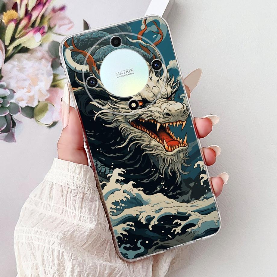 For Honor Magic6 Lite Case ALI-NX3 Popular Fashion Painted Cover Soft Slim Phone Case For Honor Magic5 Lite Magic 6 Lite 5G Bags