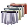 4 Pcs Men's Boxer Briefs Shorts Undies Soft Underwear Undershorts Panties Boy Big Cotton Underpants L XL XXL 3XL 4XL