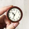 Miniature Retro European Wall Clock For Dollhouses Furniture ABS Portable And Detailed Design
