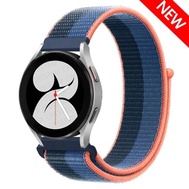 20mm 22mm Nylon-Schlaufenband Für Garmin Forerunner 265 965 255 255M 245 645 158/Venu 2Plus/Vivoactive 4 3/Venu SQ 2 Armband