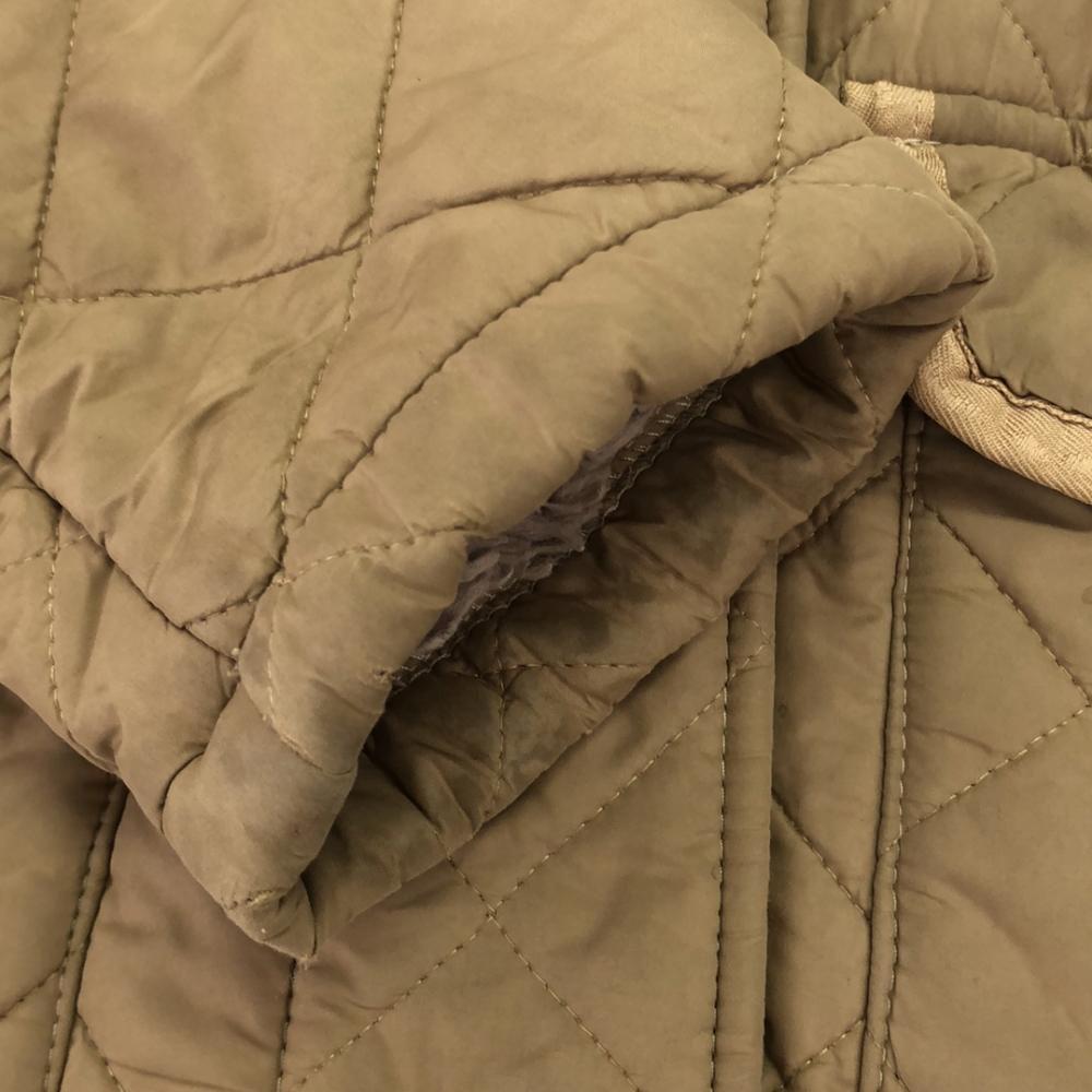 MACKINTOSH SCOTLAND Hooded Quilted Coat 36 Beige Back Bore Women Used