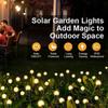 Solar Firefly Lights with 6/8/10 LEDs Starlight Swaying Garden Landscape Ambiance Lights for Patio Trail Outdoor Decor