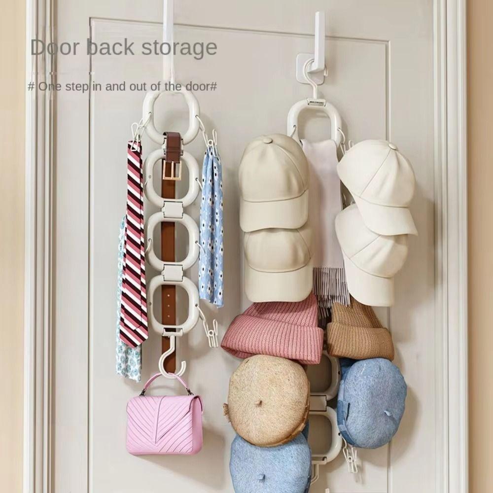 Space Saving Baseball Cap Hanger Vertical Hanging Hat Organizer Fashion Hat Display Holder  Bedroom