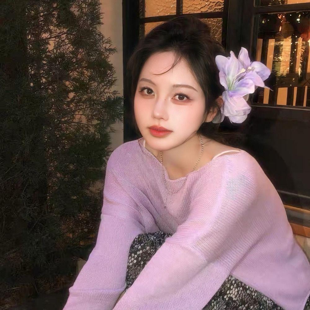 

Bohemia Flower Duckbill Clip Sweet Seaside Vacation Headwear Hair Accessories Style5