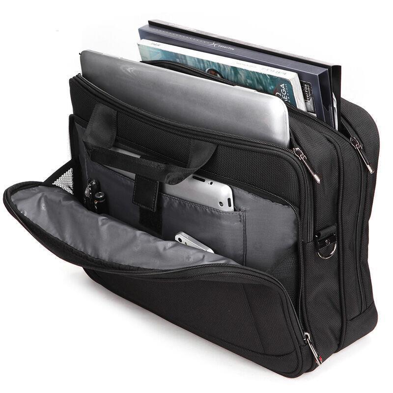 Men's 15.6" Laptop Briefcase & Crossbody Travel Bag