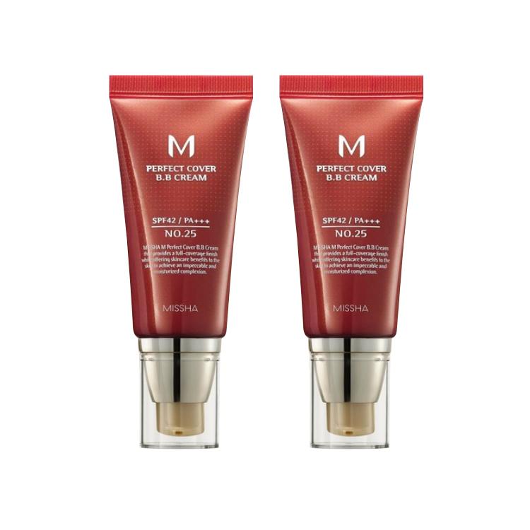 MISSHA M Perfect Cover BB Cream SPF42 PA+++ No.25 Warm Beige (3 Options)