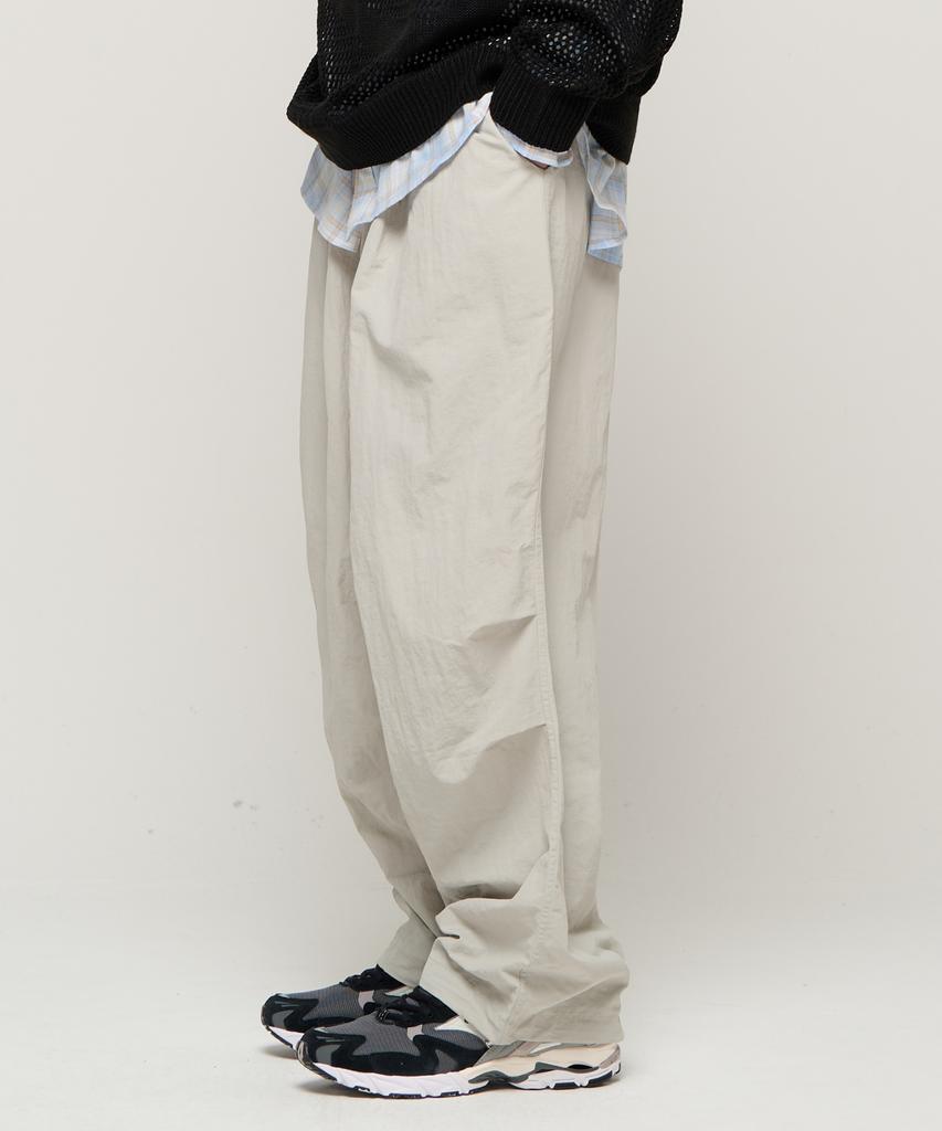 CARGOBROS Wide Parachute Banding Pants (Gray)