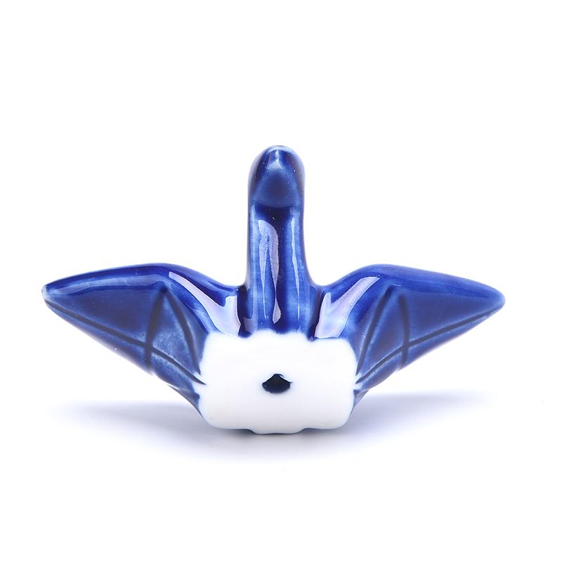 1Pcs Thousand Paper Crane Shaped Incense Stand Holder Ceramic Incense Burner