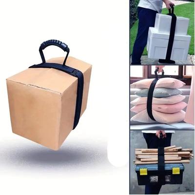 Heavy Object Lifting Belt - Furniture Moving Carry Rope & Luggage Packing Straps | Easier Conveying for Boxes, Luggage