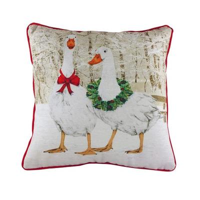 Geese Christmas Cushion Cover