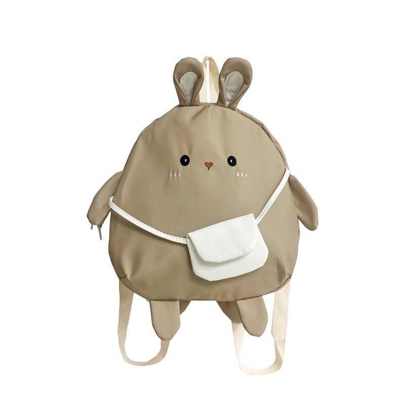 Cute Rabbit Backpack For Kindergarten Kids Modern Stylish Breathable And Lightweight Cotton School Bag