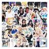 60 Cartoon Summer Reproduction Stickers Computer Notebook Water Cup Cartoon Decorative Waterproof Stickers