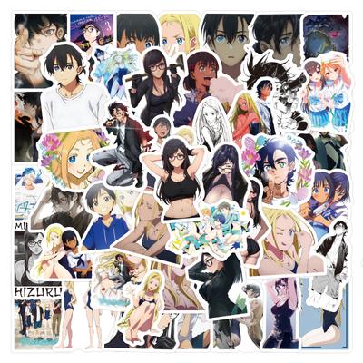 60 Cartoon Summer Reproduction Stickers Computer Notebook Water Cup Cartoon Decorative Waterproof Stickers