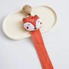 Cute Cartoon Baby Pacifier Chain Newborn Cotton Fabric Animal Pacifier Chain Nipple Soother Dummy Holder Eco-friendly Material