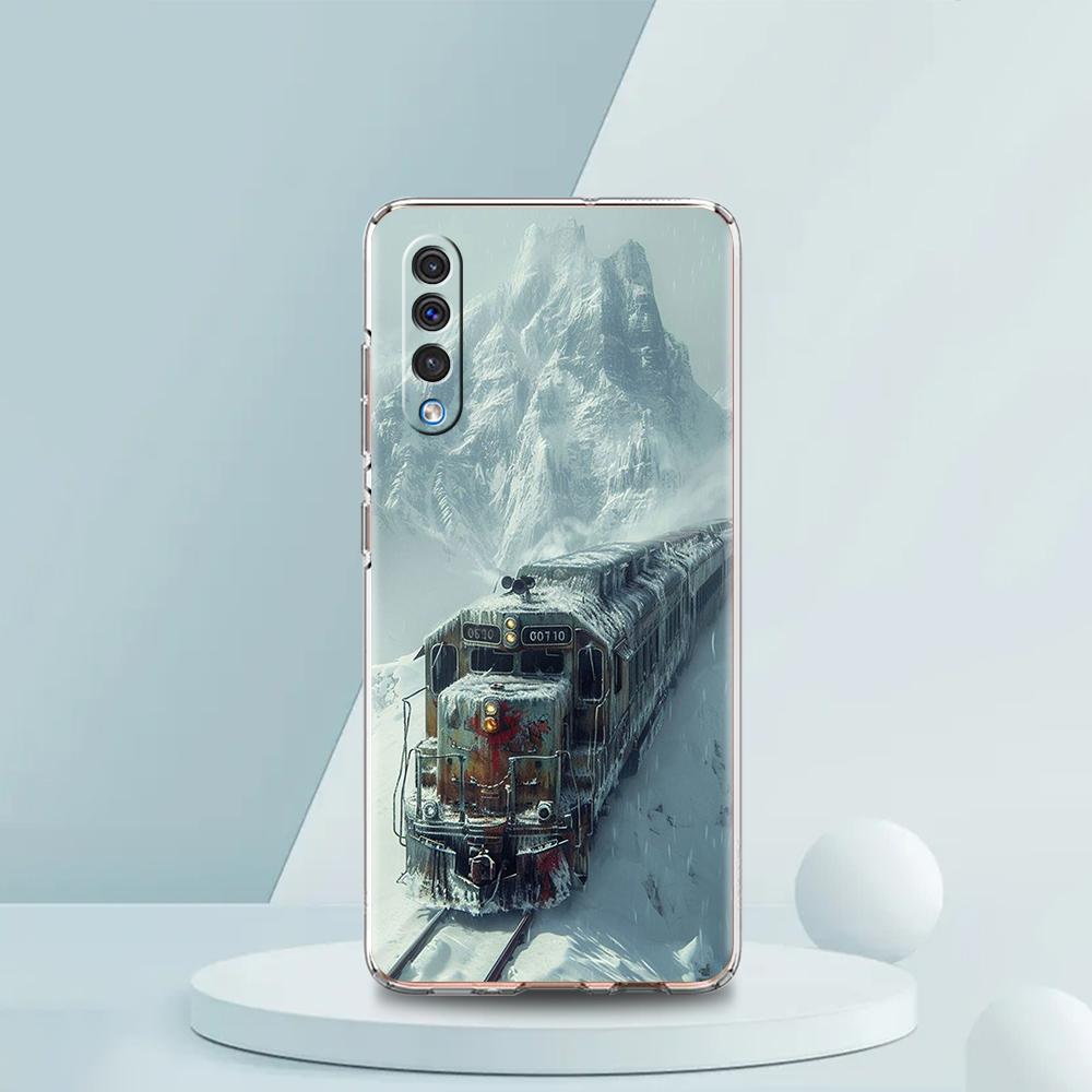 

Train Transparent Phone Case for Samsung Galaxy A12 A50 A52 A70 A40 A10 A20 A30 A02 A03S A04 Cover Silicone Shell Capas Bags TPU Samsung A03