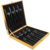 16pcHigh Grade Luxury Rainbow Dinnerware Set Fork Knife Spoon Black Cutlery Set Stainless Steel Flatware Set With Gift Box Hotel