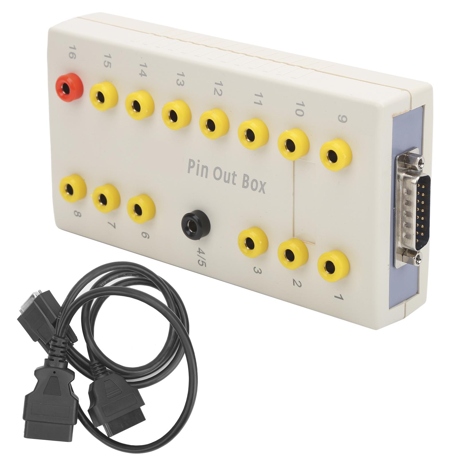 

OBD2 Pin Out Box with Diagnostic Cable Kit Covere All Test Points Auto Diagnosis Tool