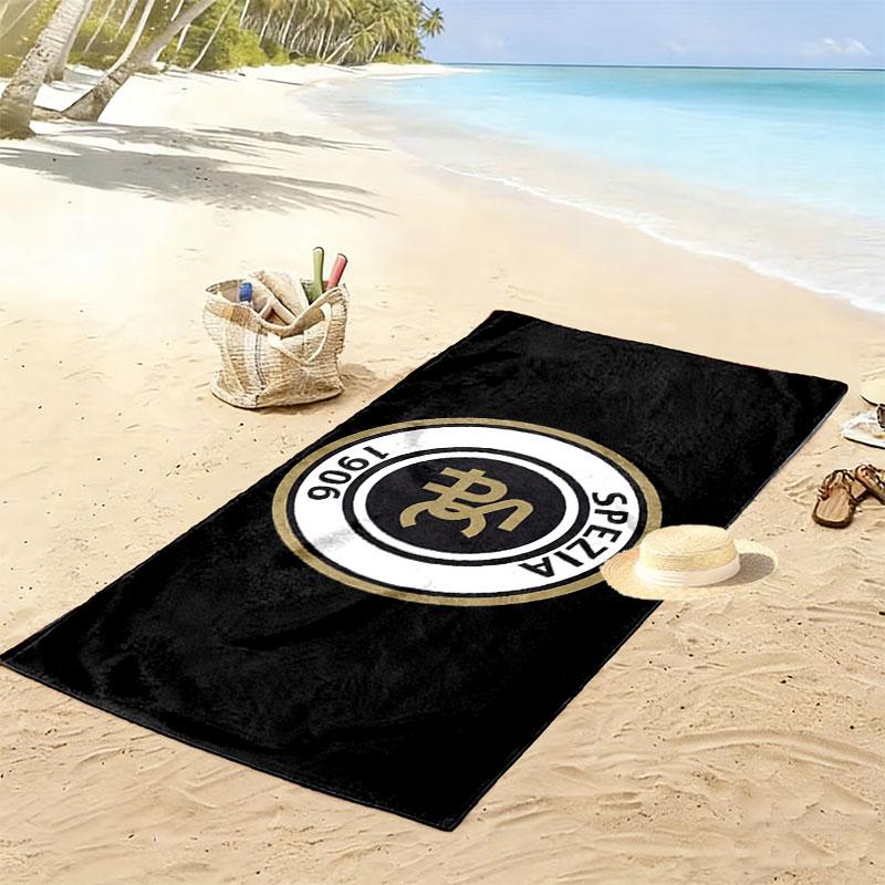 Spezia Calcio Print Beach Towel, Large Soft Quick Dry Towel for Beach Camping Swimming