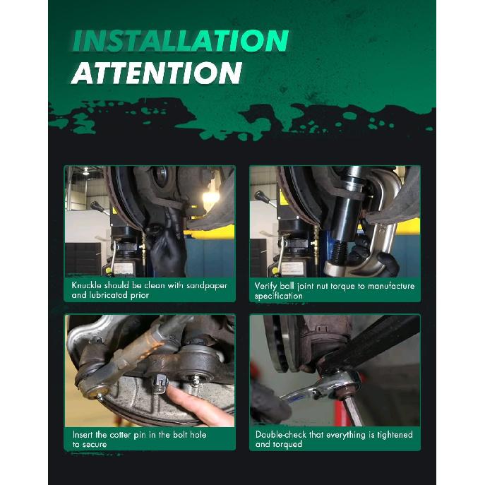 SCITOO 2pcs Front Sway Bar Link fit for Chevrolet Impala 00-13 for Buick Regal 97-04 Allure 05-09 for Pontiac Grand Prix 97-08 for Oldsmobile