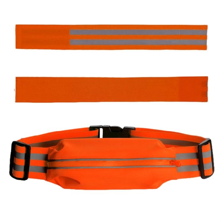 

High Visibility Reflective Belt Perfect for Running, Cycling, and More! червоний/помаранчевий