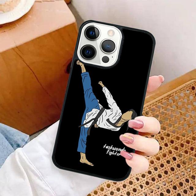 Kungfu Taekwondo Phone Case for iPhone 16 15 SE2020 6 7 8 Plus for Apple 13 11 12 14 Mini Pro Max Cover Coque Shell