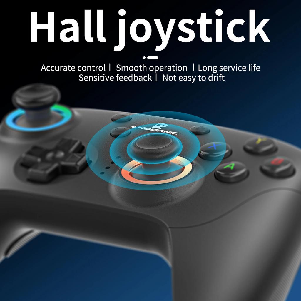 Wireless Bluetooth Wired USB Gamepad Gaming Control for Switch IPhone Android IOS Mobile PC Phone Cell Controller Hall Game Pad