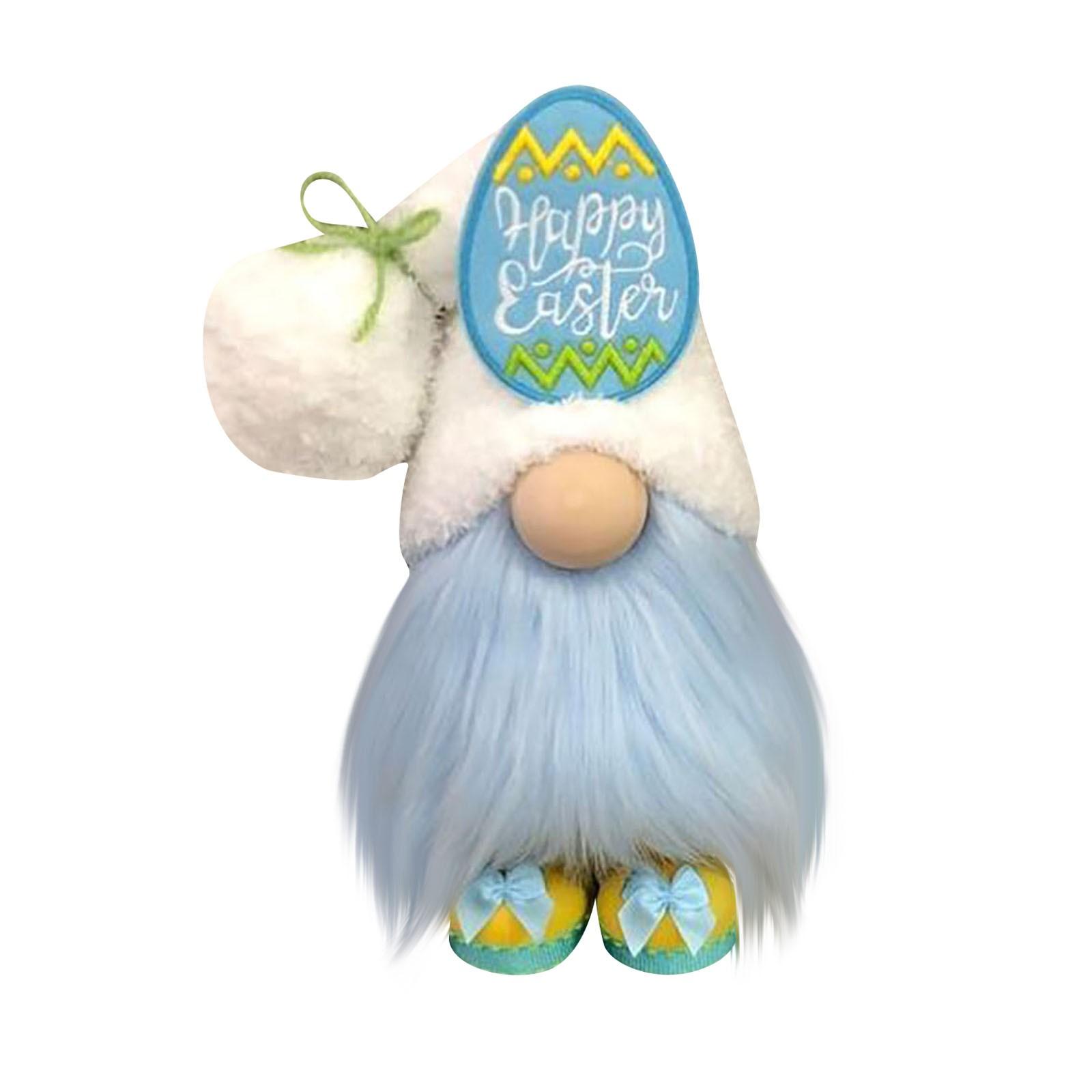 

Пасхальные украшения поставки Безликая кукла Карлик Кролик Гном Кукла Украшения One Size