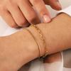 Gold Color Stainless Steel Multi-layer Chain Bracelet Simple Snake Bone Chain Bracelet For Women Fashion Titanium Steel Jewelry