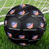Atletico Madrid Print Size 5 Soccer Ball, Standard Match Football for Sports Game and Team Practice, Ideal Gift for Soccer Fans