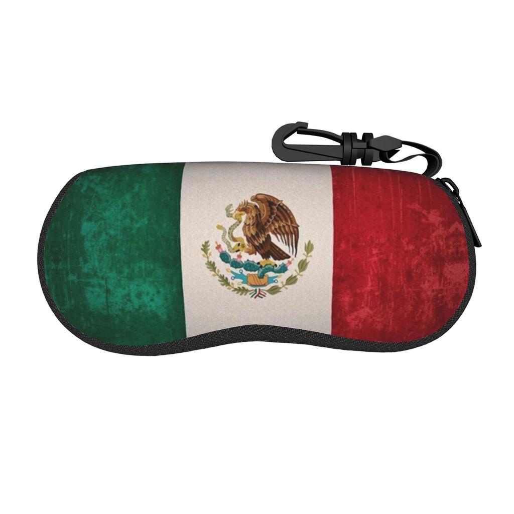 Mexico Flag Glasses Case Gifts For Girl Boy Box Eyewear Box Print Eyewear Container