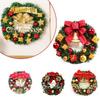 Wreath Christmas Merry Garland Xmas Front Door Wall Decoration Ornament Bell