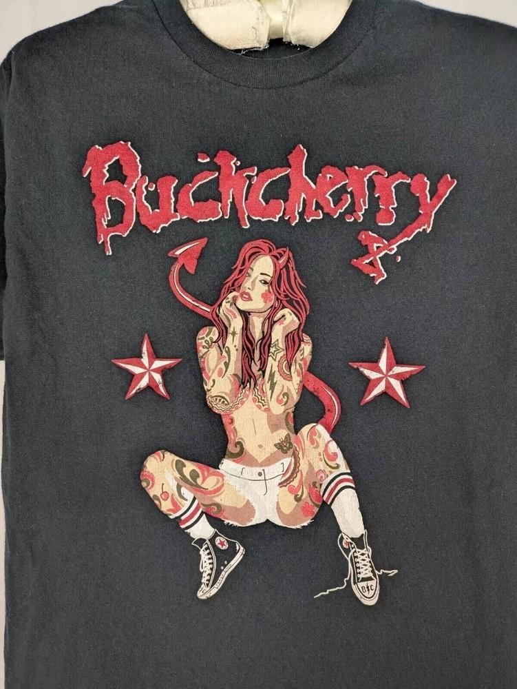 Buckcherry 2023 Tour Cotton Black S-234XL T-Shirt Unisex T-Shirt XL