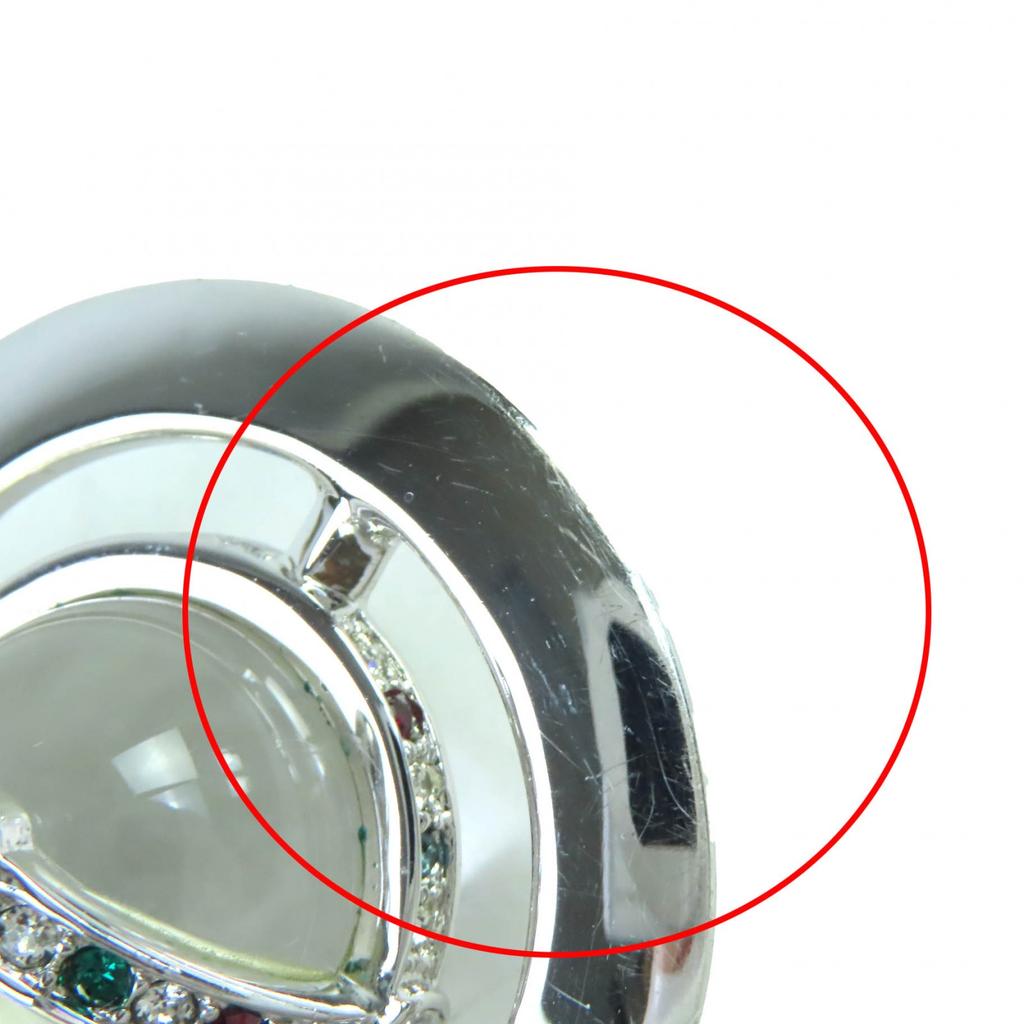 VIVIENNE WESTWOOD Naszyjnik Mała Zawieszka Orb Cyrkonia Dekoracja Srebrny Kobiety Używany