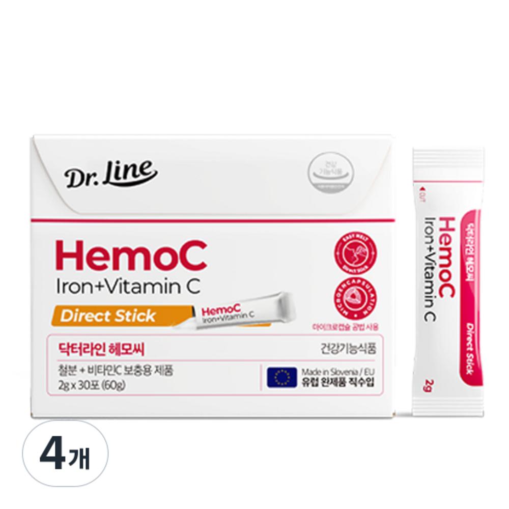 Dr. Line HemoC Iron Vitamin C 30p 60g 4 pcs