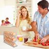 Automatic Rolling Egg Crate for Refrigerators, 4-Tier Rolling Egg Crate, Egg Storage, Egg Storage Organizer, Keeps Refrigerator Tidy, Kitchen Item, Eg