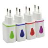 Dual USB Ports 5V 2.1A US/EU LED Light Plug Wall Home Travel Charger