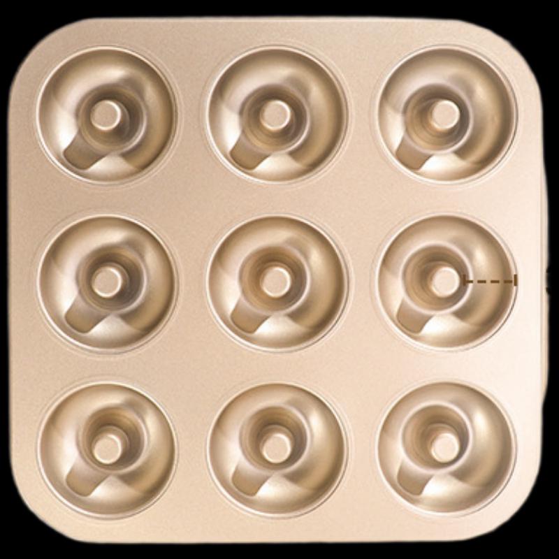 9-Cavity Non-Stick Doughnut Baking Mold
