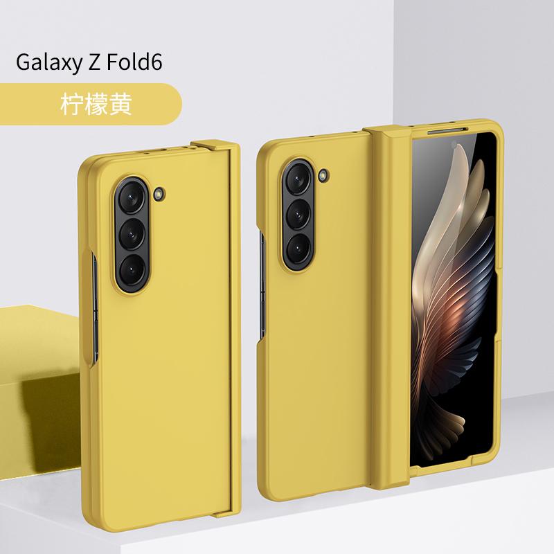 Θήκη Skin Feel για Samsung Galaxy Z Fold 6 5 4 3 Fold 5 Fold 6 Protection Αντικραδασμικό Σετ κάλυμμα μεντεσέδων 3 τεμαχίων κατά των γρατσουνιών