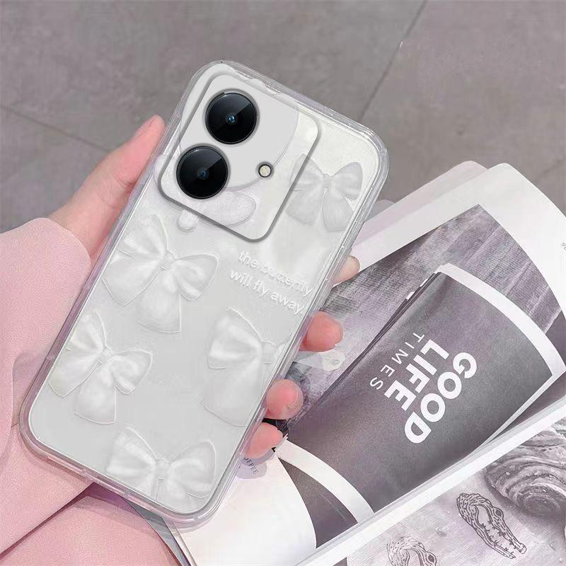 REALME NOTE 60X Mobile Phone Case Girl Heart Love Couple Matte Minimalist Style