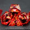 Dragon Eyeball Dice Set, 7PCS Sharp Edge D&D Dice with Gift Case for Dungeons and Dragons Table Game