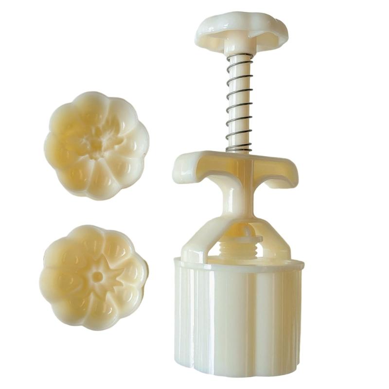 ABS Food Grade Mooncakes Molds Set 50g Capacity With Detachable Design Safe For Kids Creative Baking Tool For Festival Dessert 1