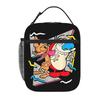 1 Piece Zipper Closure Vintage Chihuahua Storage Bag Pocket Ren & Stimpy School Lunch Food Box Reusable For Lunch Food Bag