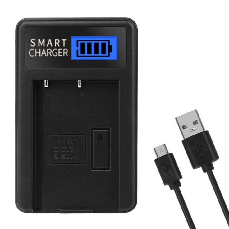 EN-EL9 EN-EL9A LCD Single Charger Battery Charger for D40 D40x D60 D3000
